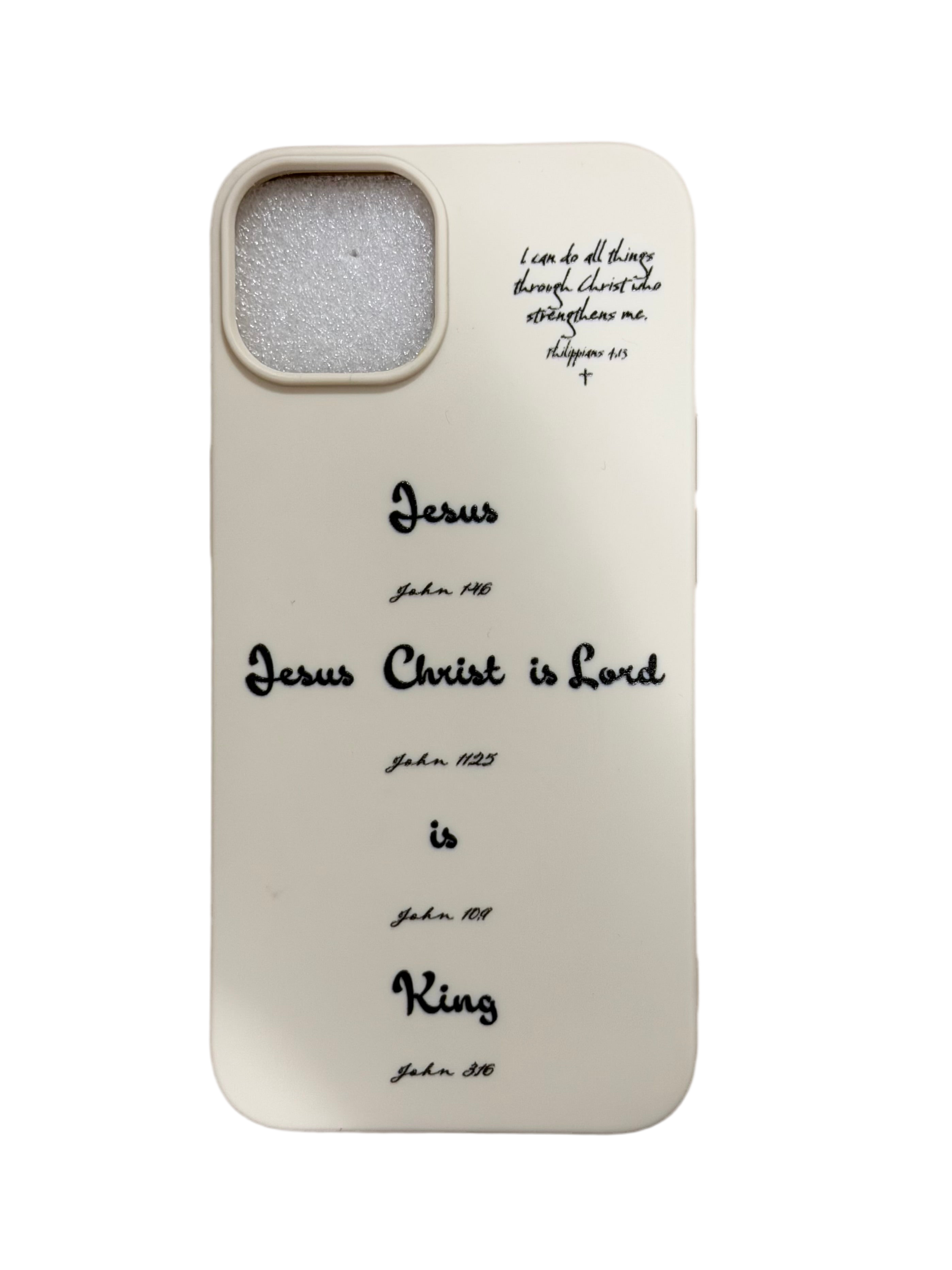 Christliche Handyhülle Kreuz Schrifft